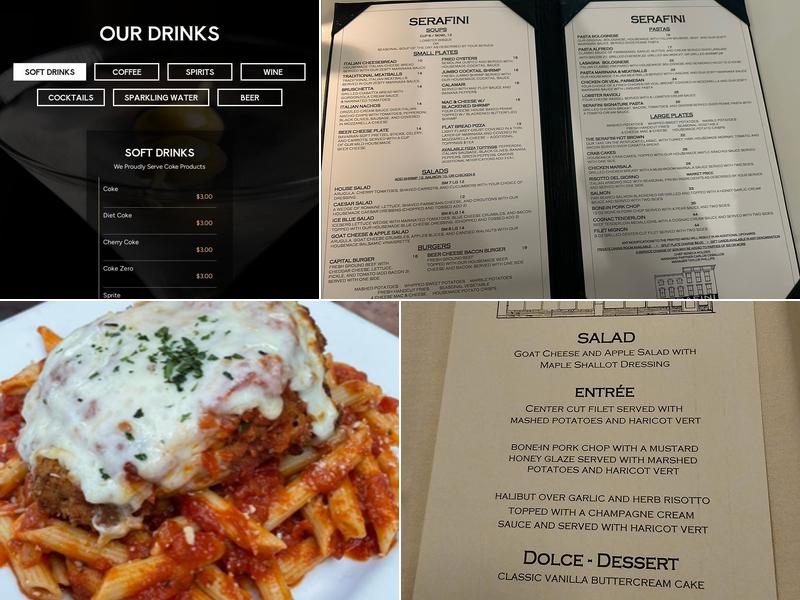 Serafini Menu