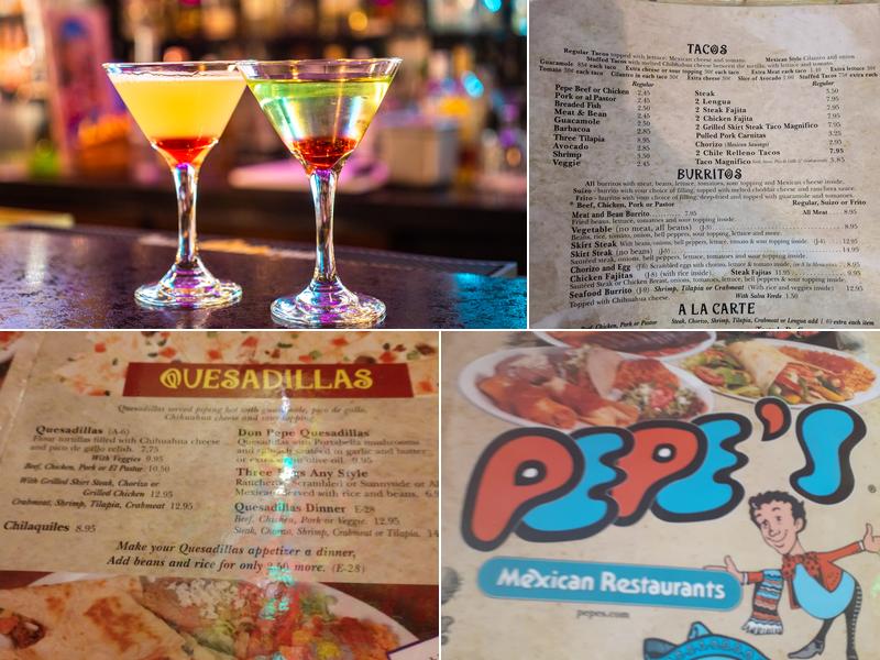 Pepe's Mexican Restaurant - Griffith Menu