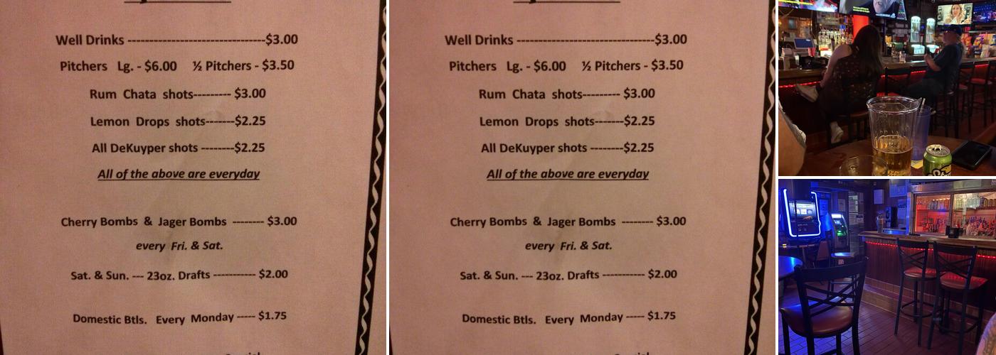 Chuck & Irene's Menu