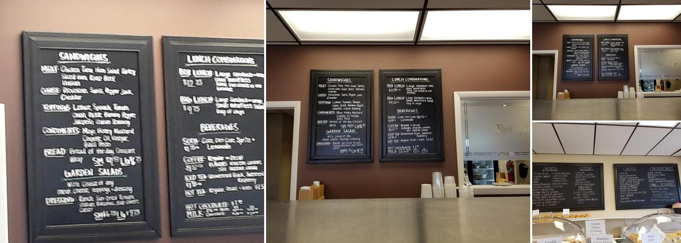 Butterfingers Menu