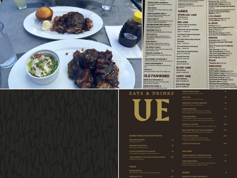 True Eats & Drinks Menu