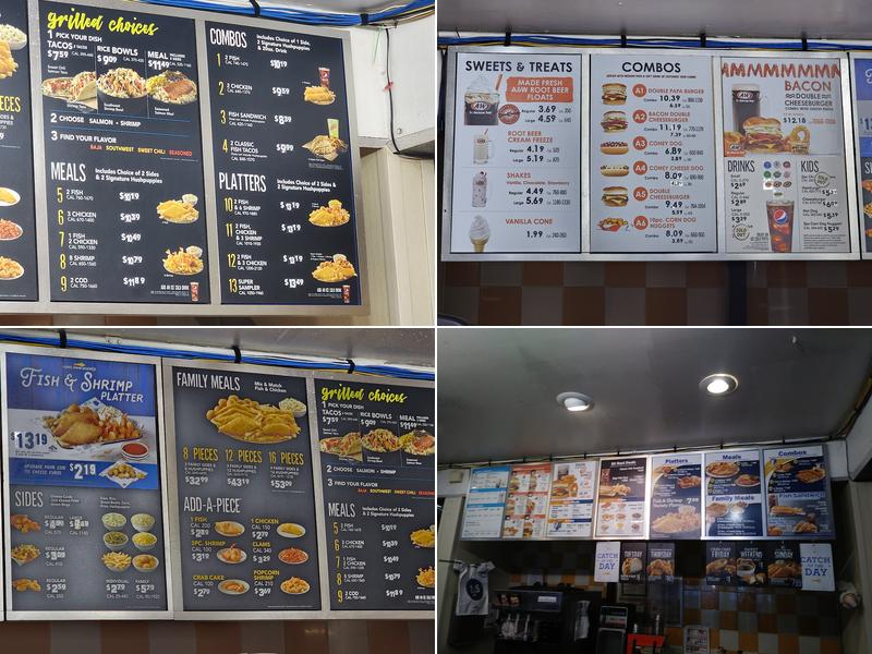 A&W Restaurant Menu