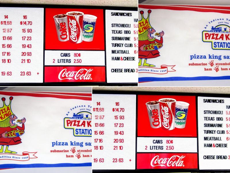 Pizza King Menu