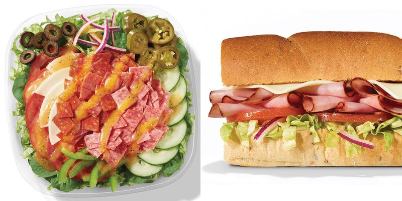 Subway Menu