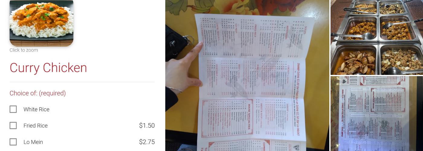 Rocket National Buffet Menu