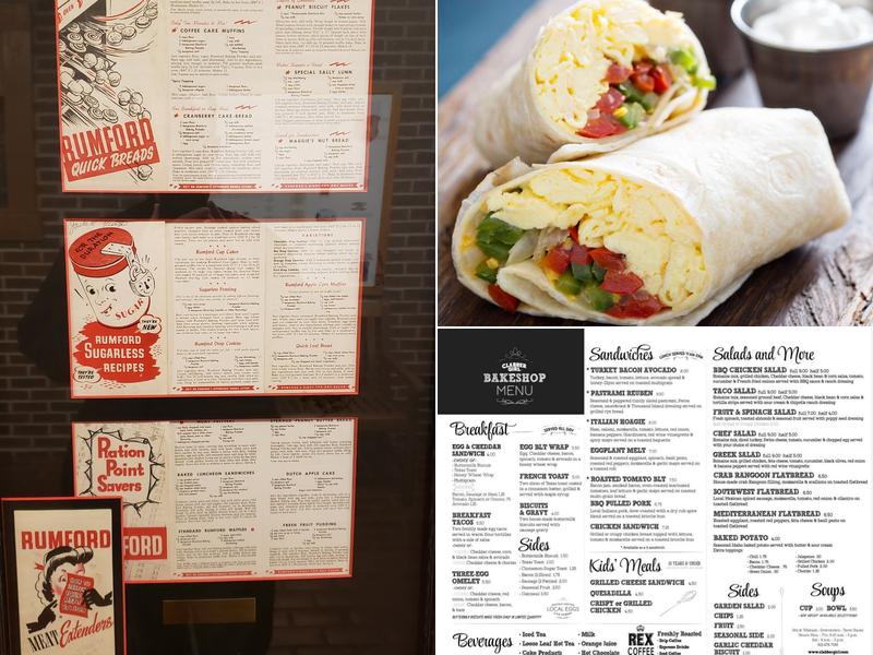 Clabber Girl Bake Shop Cafe Menu