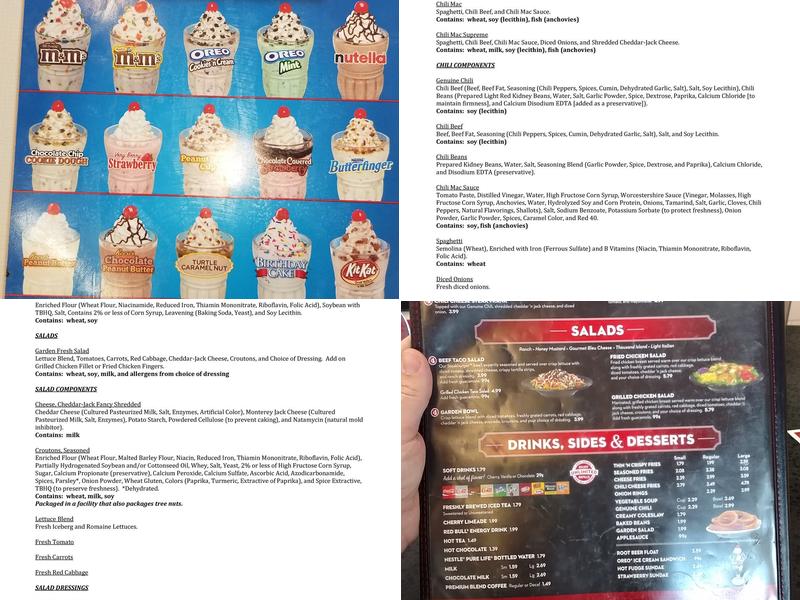 Steak 'n Shake Menu