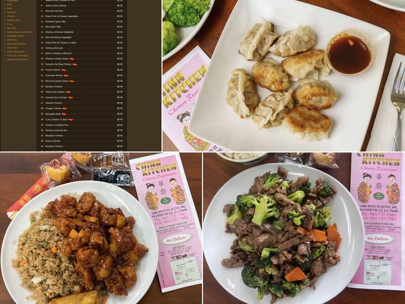 China Kitchen Menu