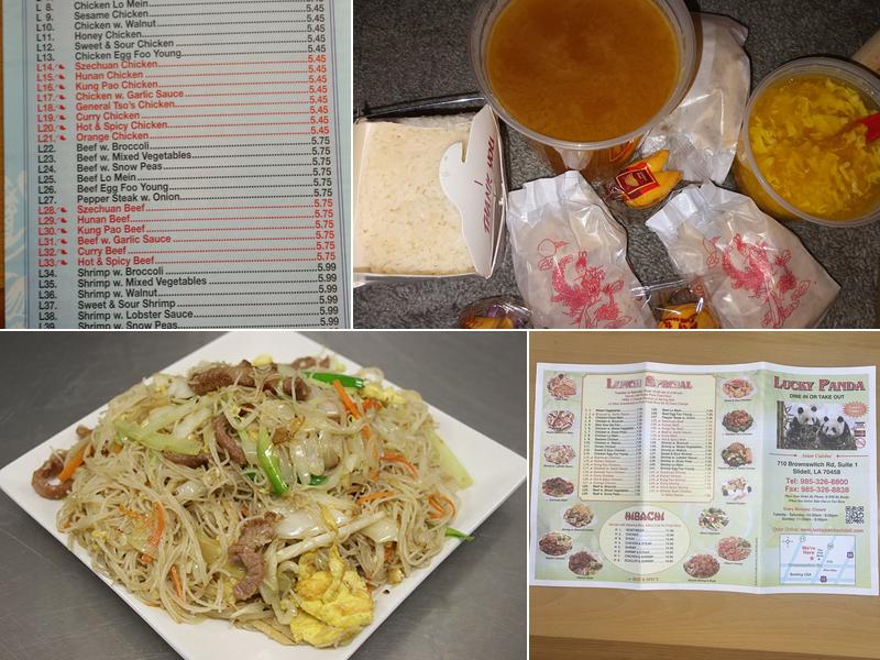 Lucky Panda Menu