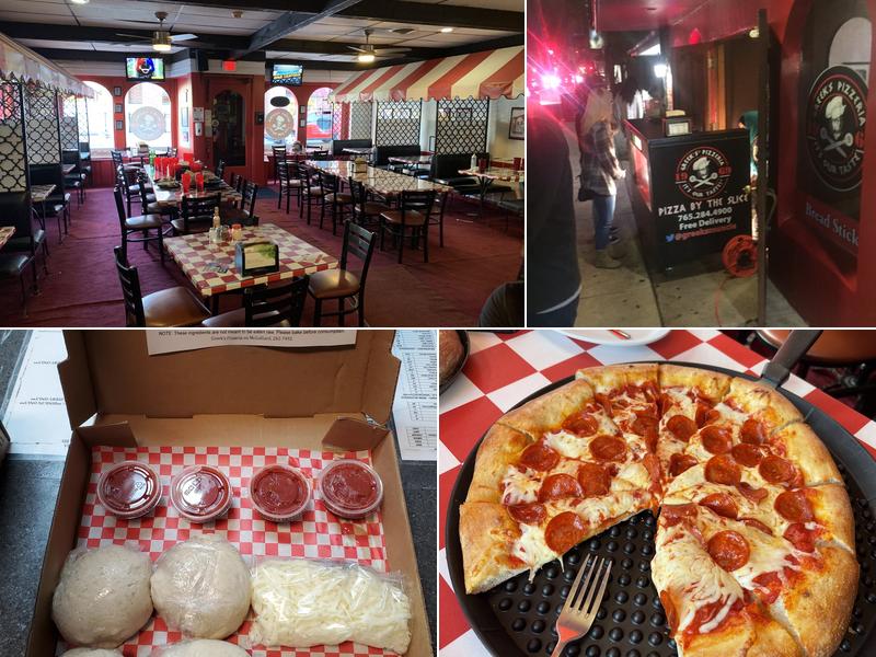 Greek's Pizzeria Menu