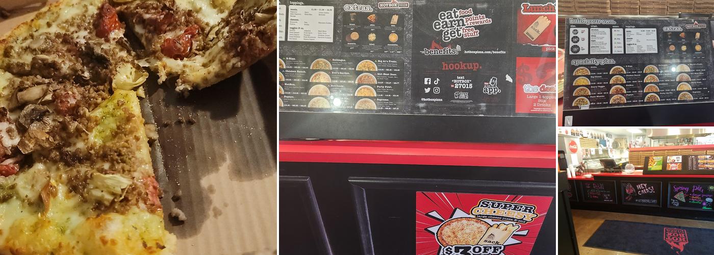 HotBox Pizza Menu