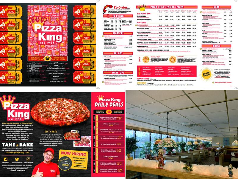 Pizza King Menu