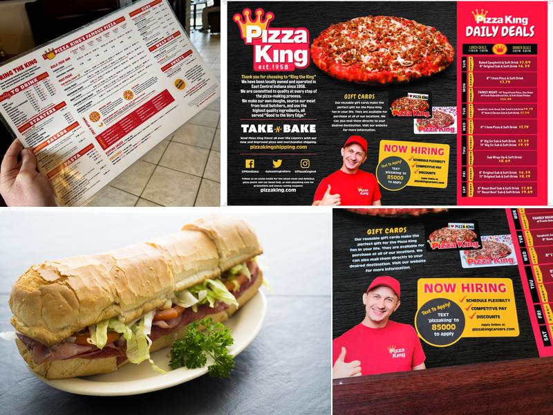 Pizza King Menu