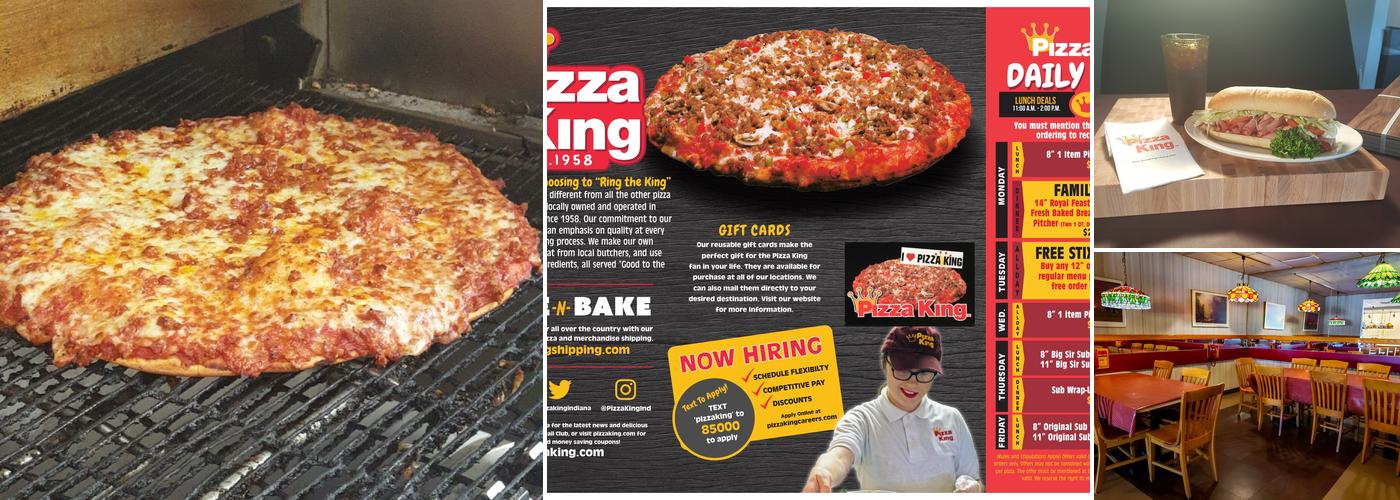 Pizza King Menu