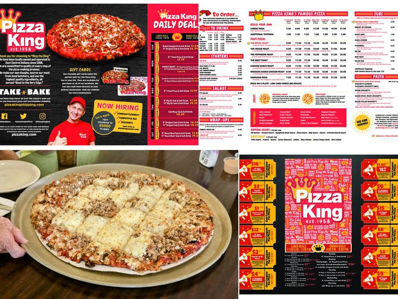 Pizza King Menu