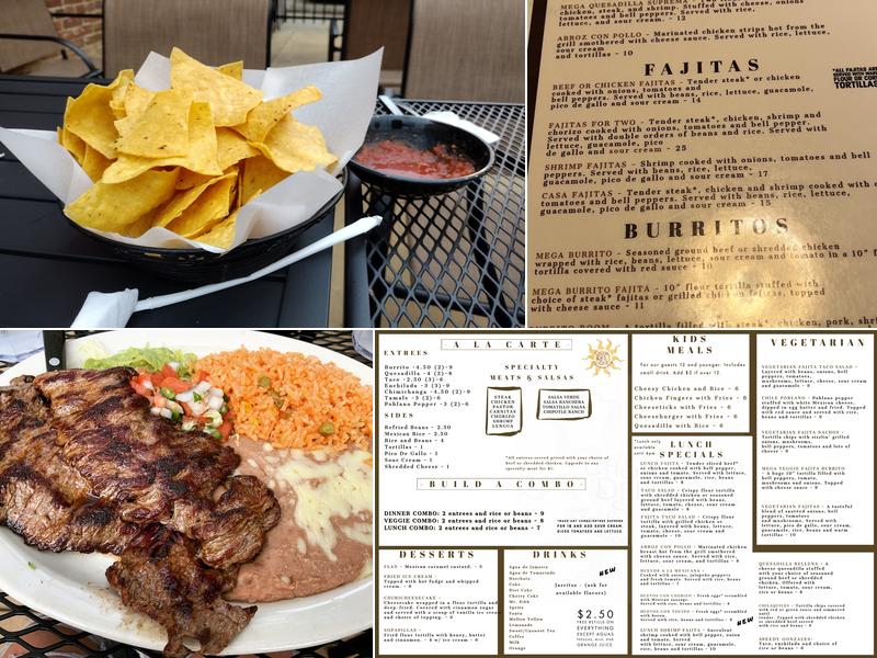 CASA Menu