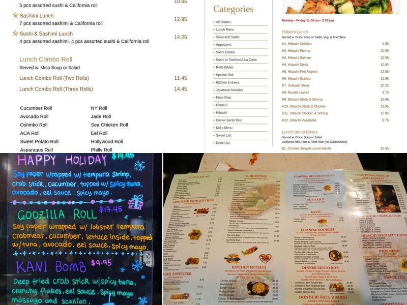 Fuji Sushi & Hibachi Menu