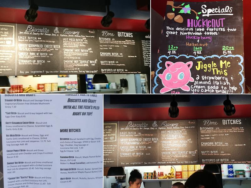 Biscuit Bitch Belltown Menu