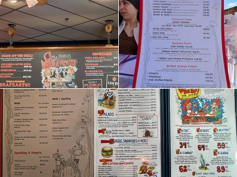 The Crab Pot Seattle Menu