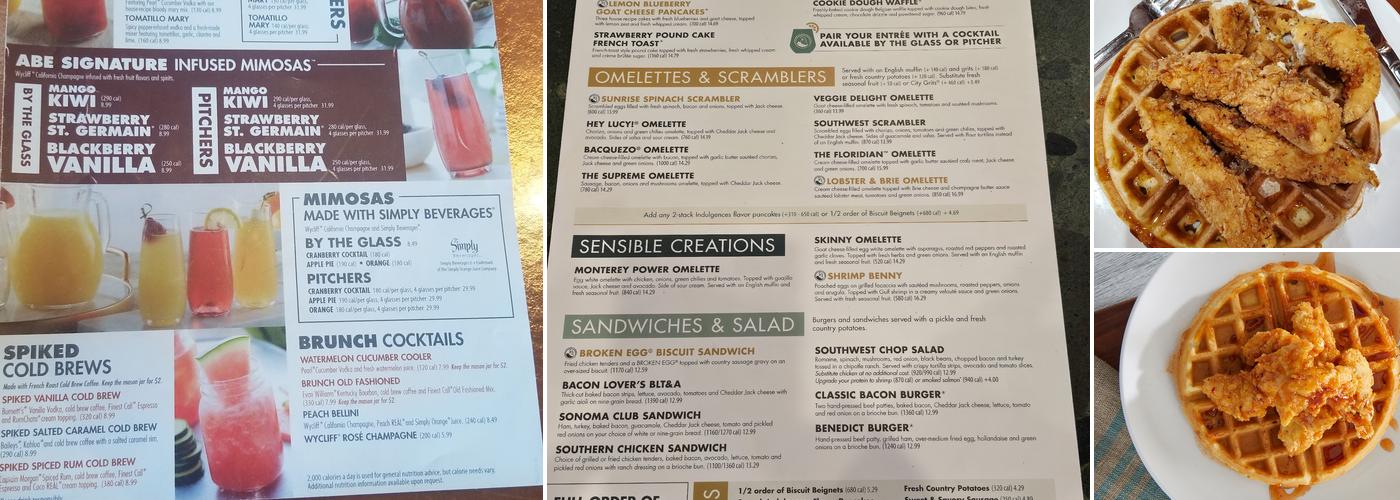 Another Broken Egg Cafe Menu