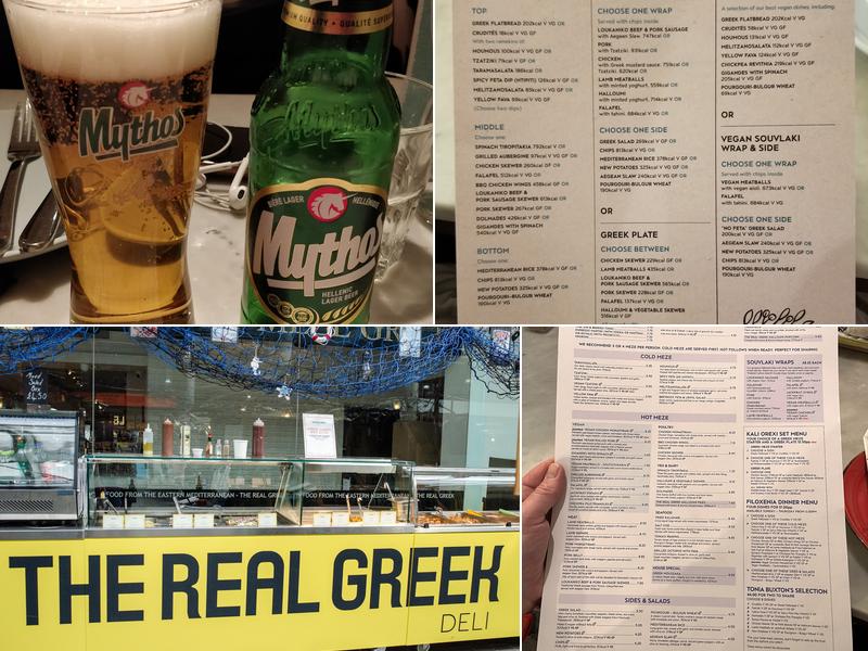 The Real Greek - Spitalfields Menu