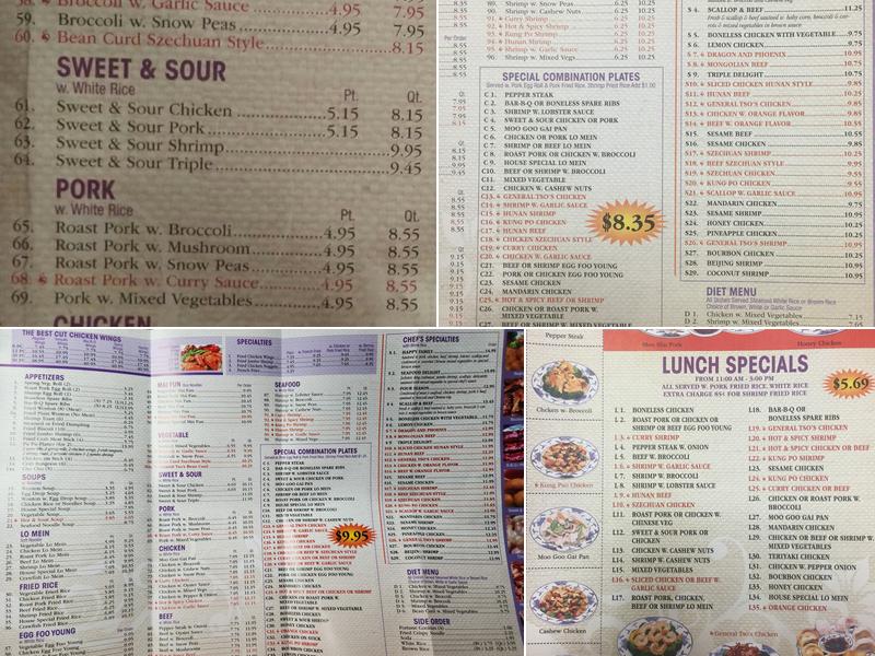 Beijing Menu