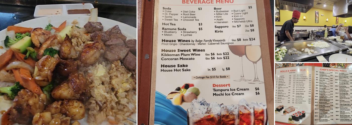 VKI Japanese Steakhouse & Sushi Bar Menu