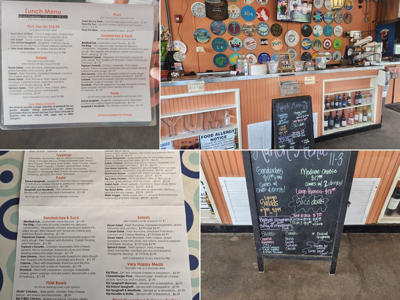 Pizza by the Sea at Gulf Place Menu