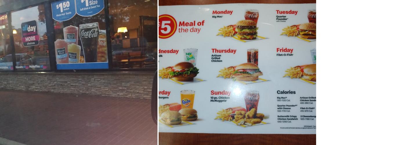 McDonald's Menu