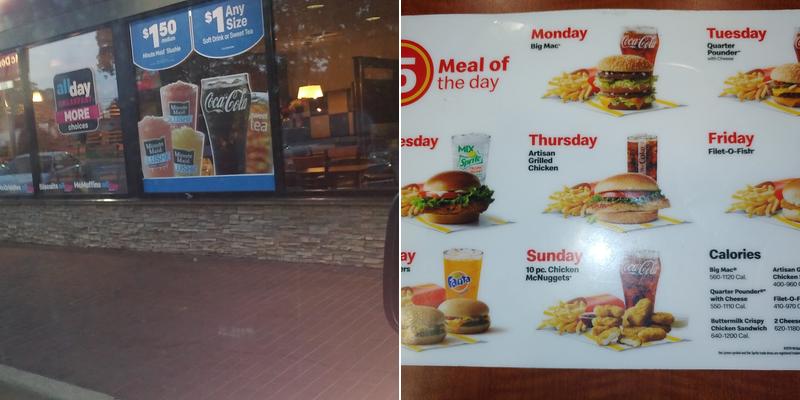 McDonald's Menu