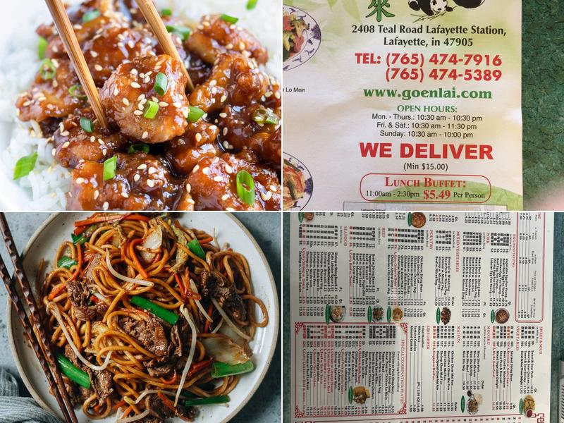 En Lai Chinese Kitchen Menu