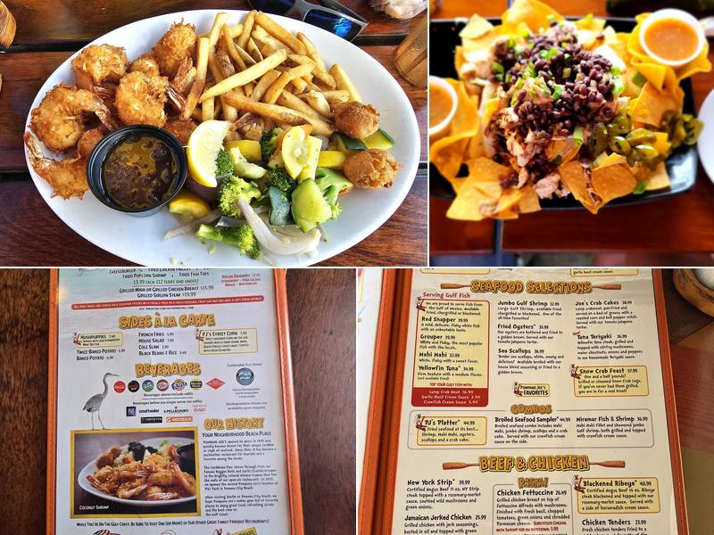 Pompano Joe's Menu