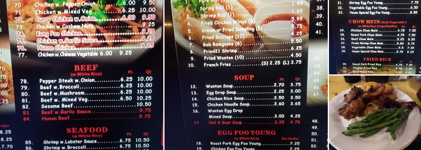 Everything OK Menu