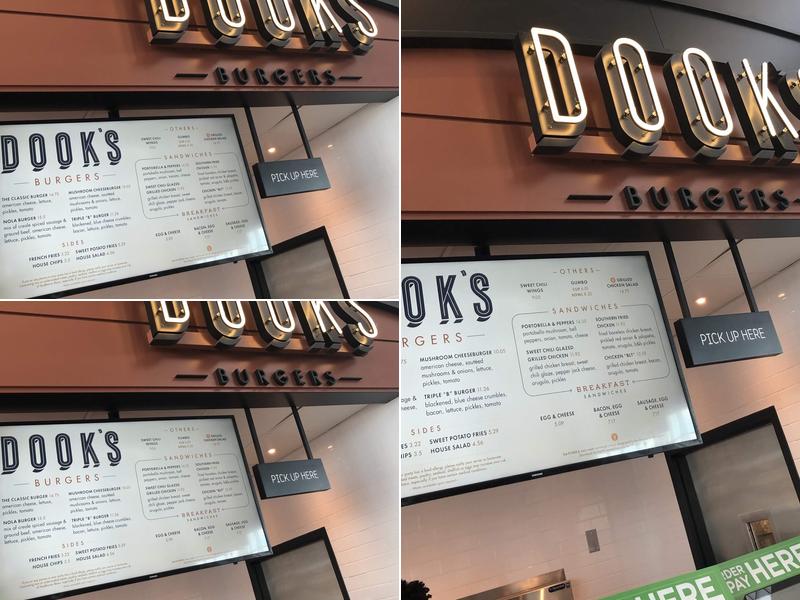 Dook's Place Menu