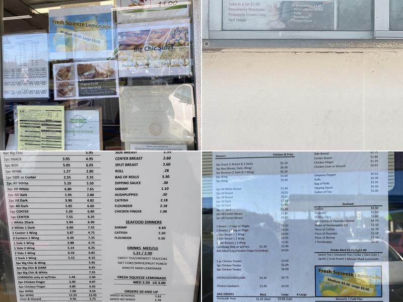 Big Chic Menu