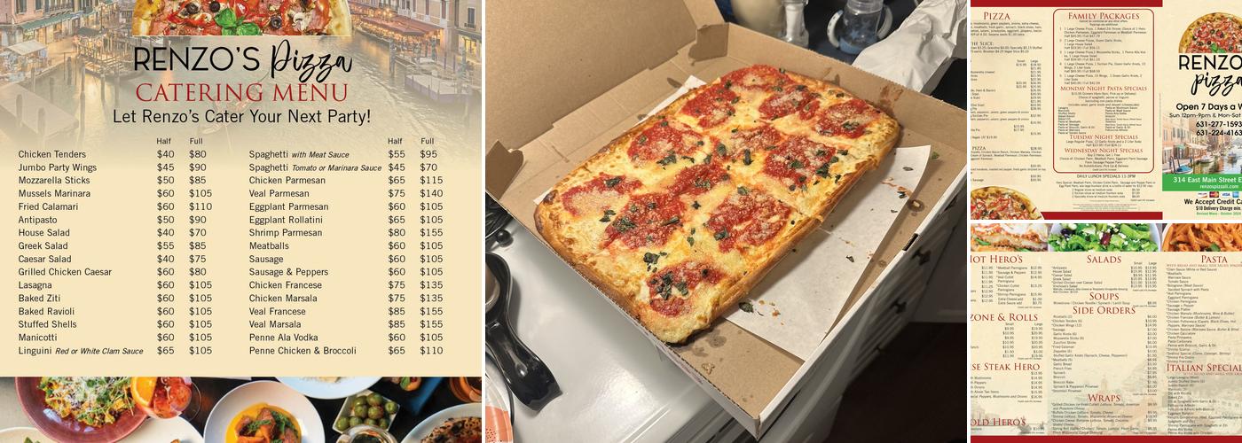 Renzo's Menu