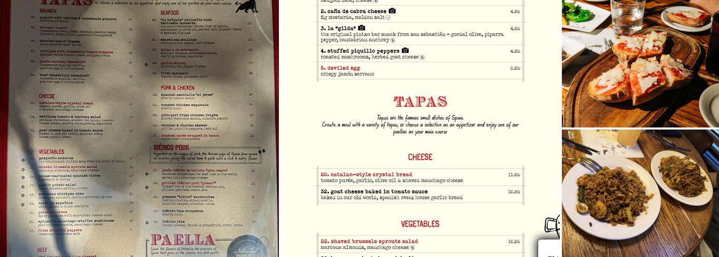 Cafe Ba-Ba-Reeba! Menu