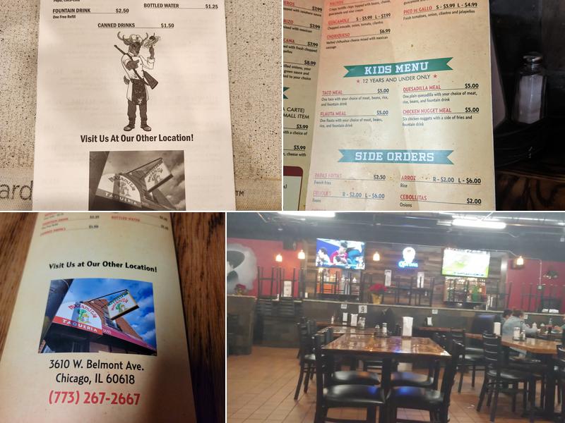 Taqueria Mazamitla Menu