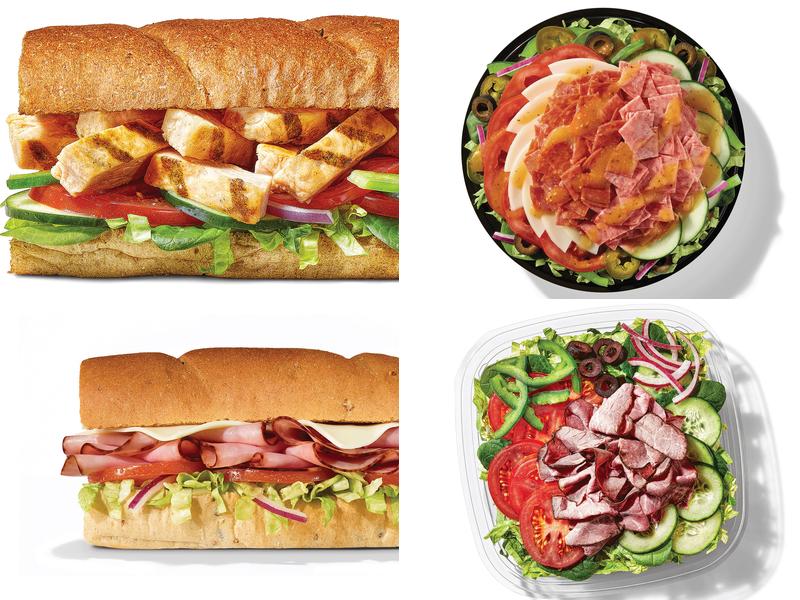 Subway Menu