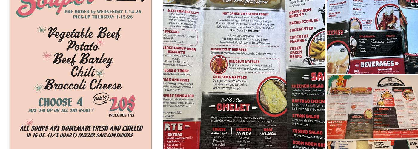 Summit Diner Menu