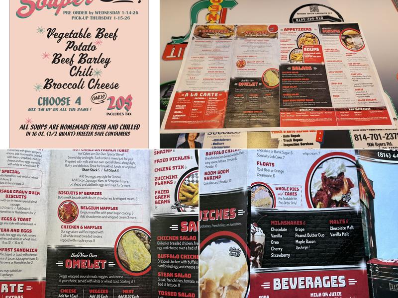 Summit Diner Menu