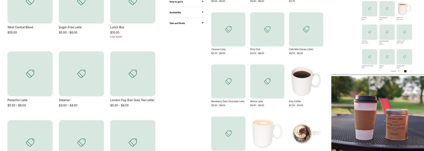 Jackrabbit Coffee Menu