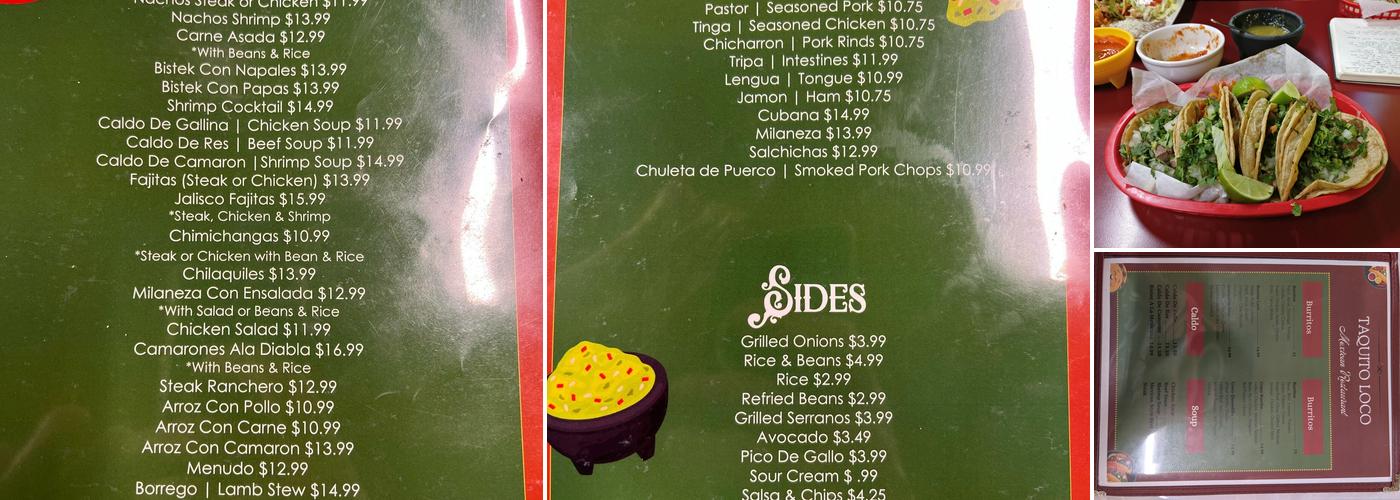 Lindo Michoacan Menu