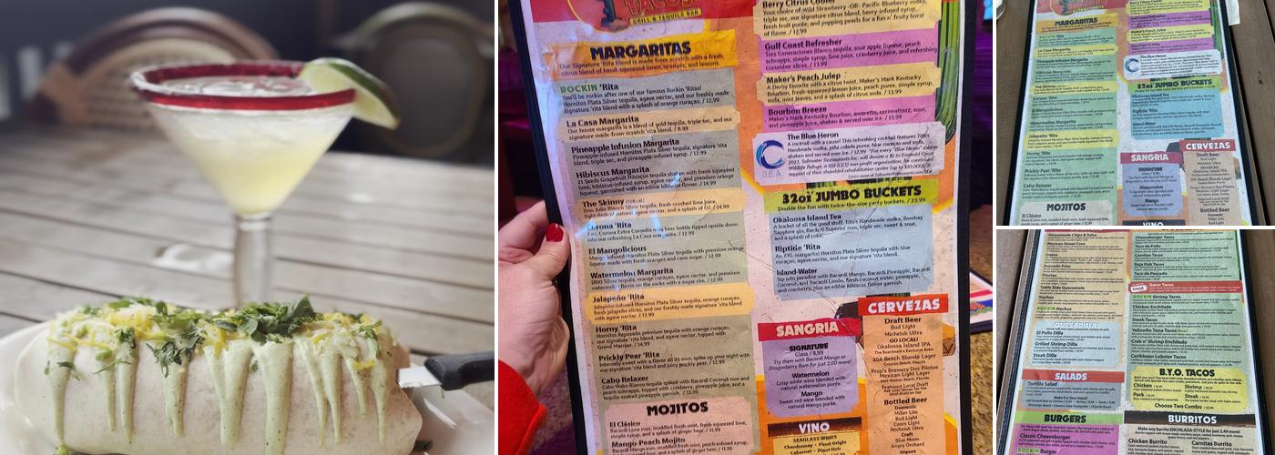 Rockin' Tacos Menu