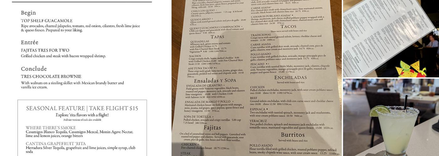 Cantina Laredo Menu