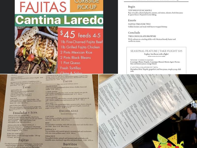 Cantina Laredo Menu