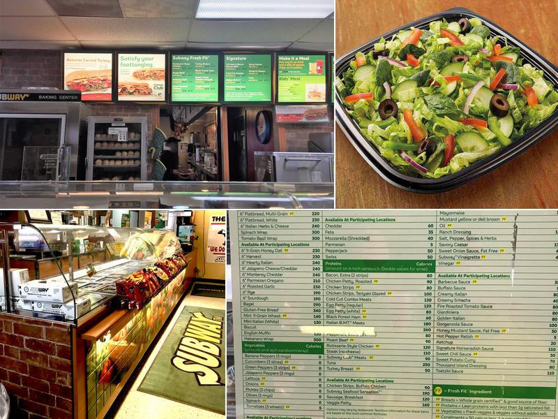 Subway Menu