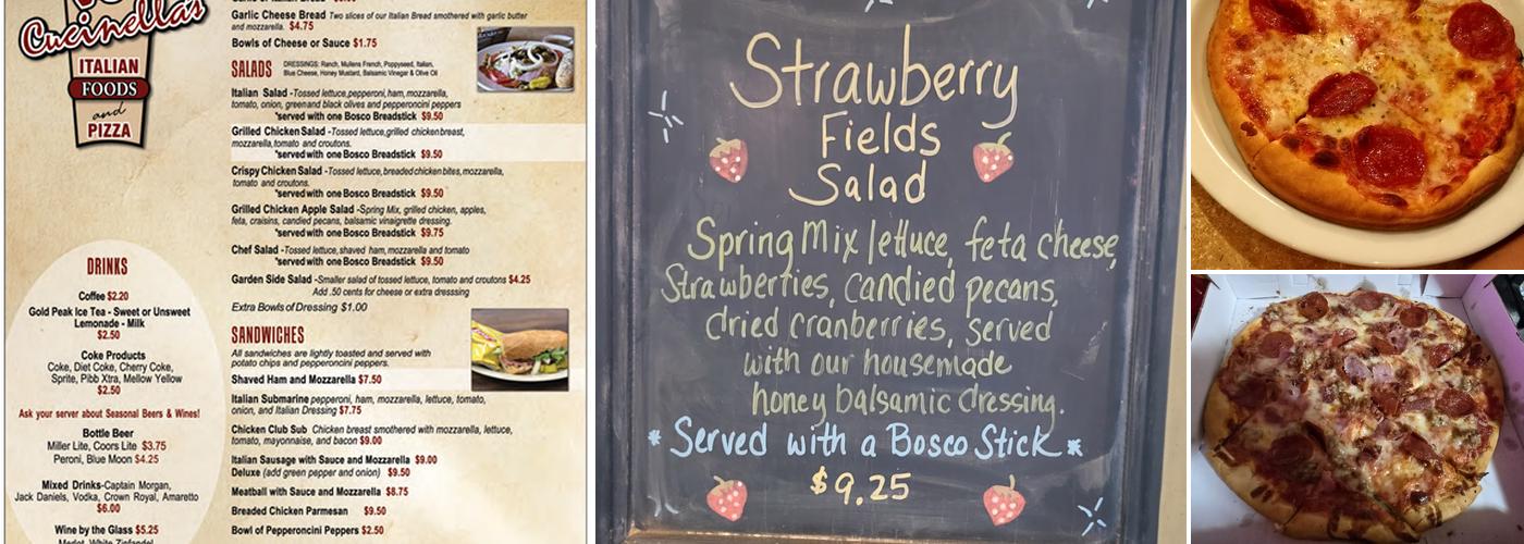 Joe's Italian Foods & Pizza Menu