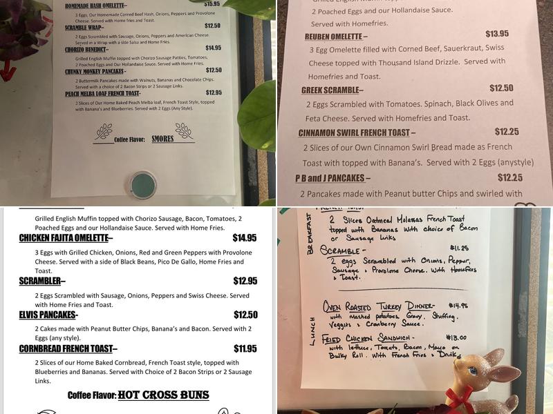 The Stables Restaurant Menu