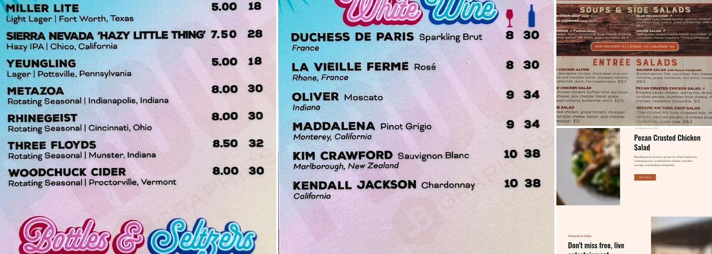 Wolfies Grill - Fishers Menu